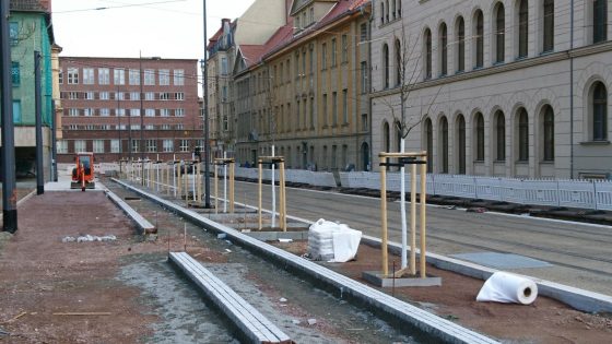 Vorbereitende Arbeiten wegen Streckenwiederaufnahme in LudwigWucherer