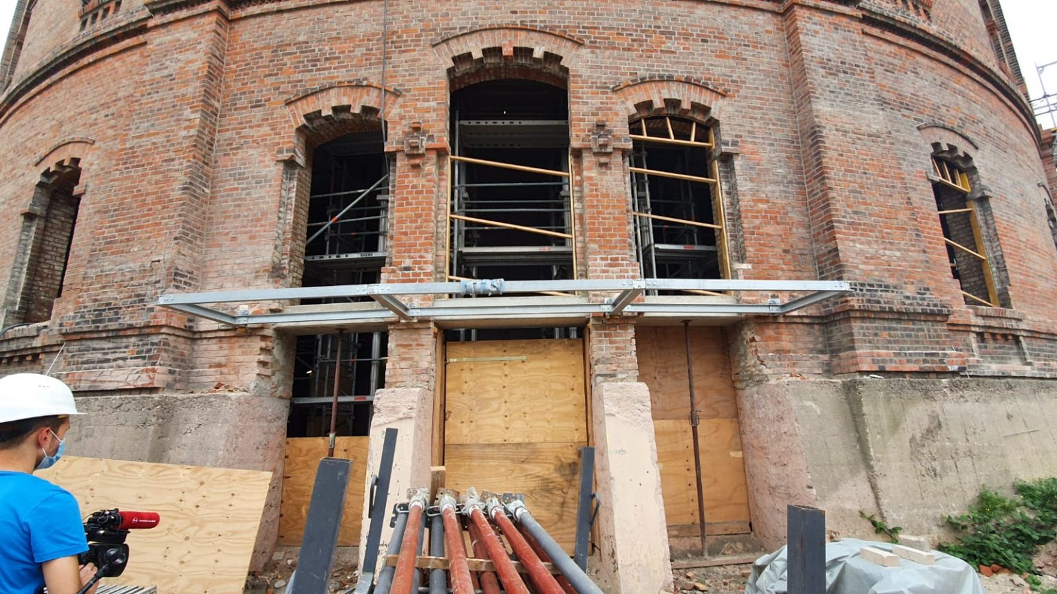 Baufortschritt für das neue Planetarium – Du bist Halle
