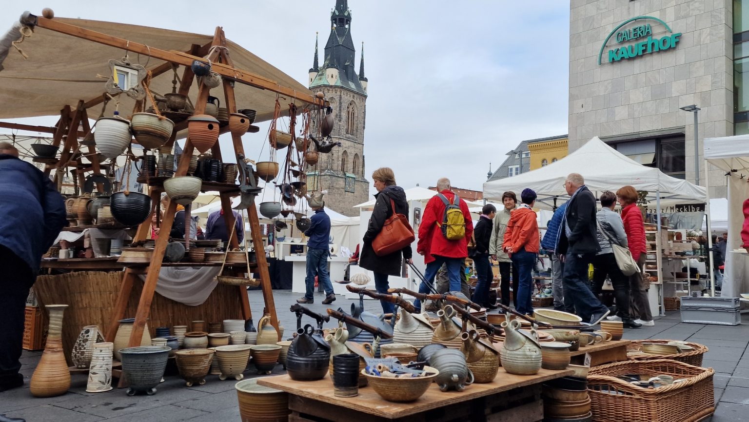 Töpfermarkt an diesem Wochenende in Halle (Saale) Du bist Halle