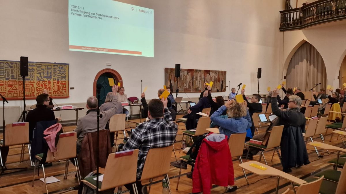 Das war der Stadtrat von Halle (Saale) Oktober 2022 Du bist Halle