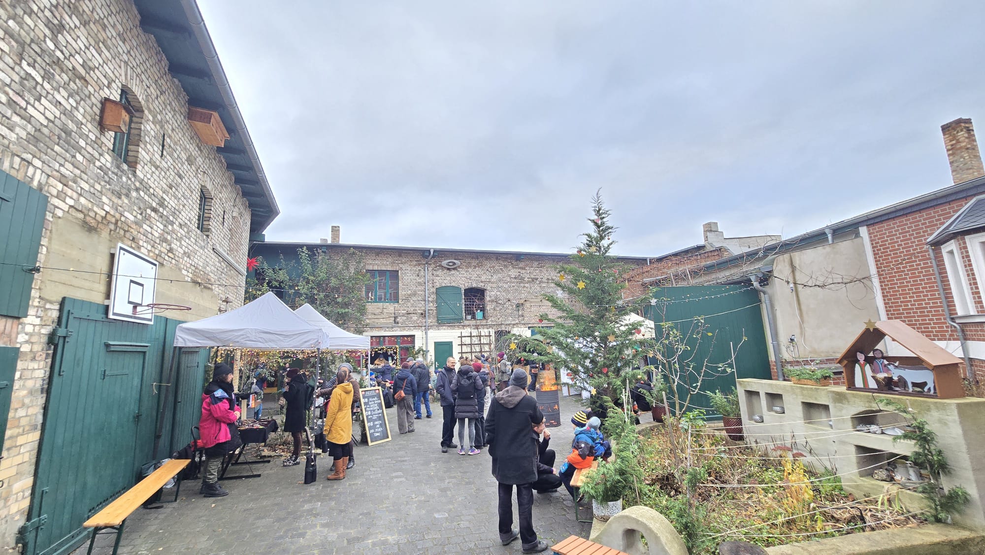 Gem-tlicher-Weihnachtsmarkt-in-Halle-Trotha-Ziegengegacker-statt-G-nsegeschnatter