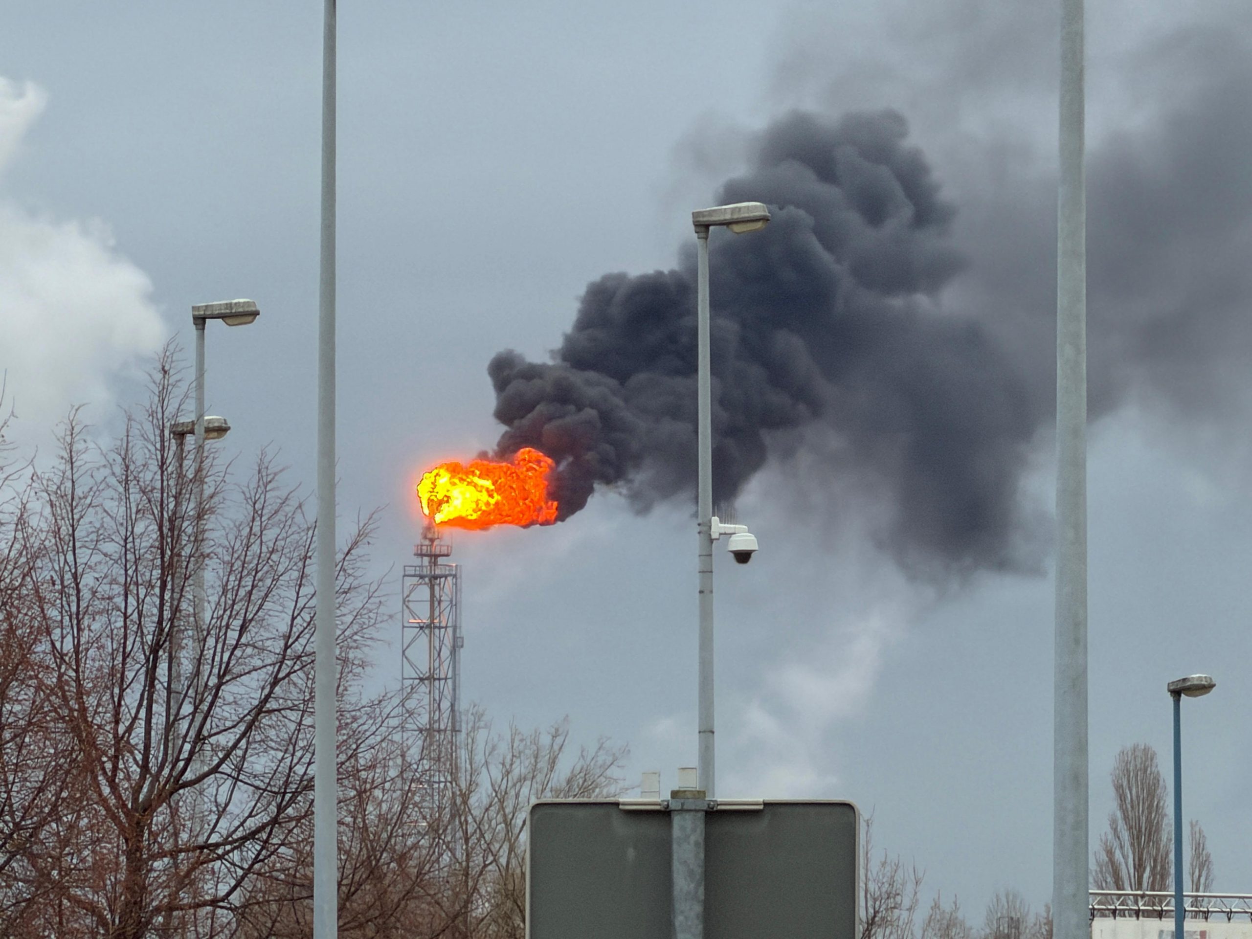 Gro-e-Flamme-ber-Schkopau